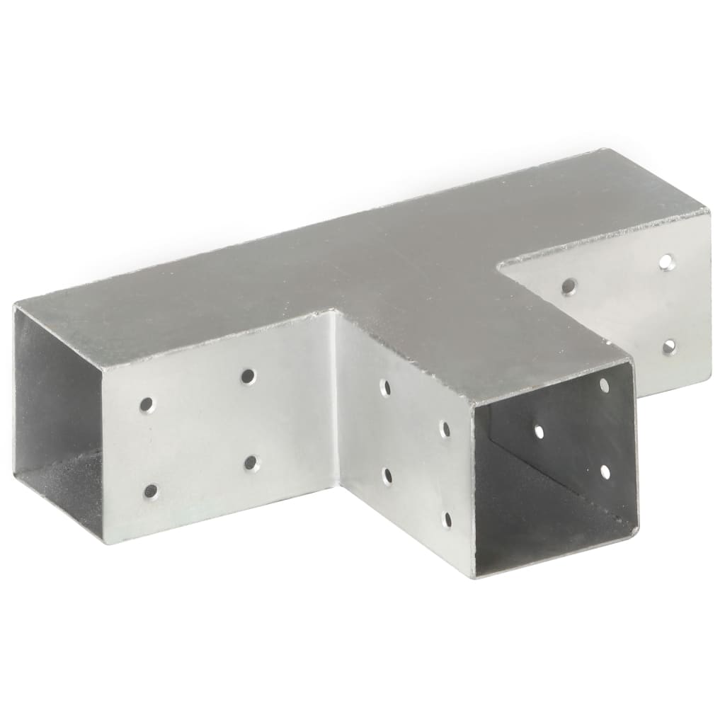 Pfostenverbinder L-Form Verzinktes Metall 71 x 71 mm
