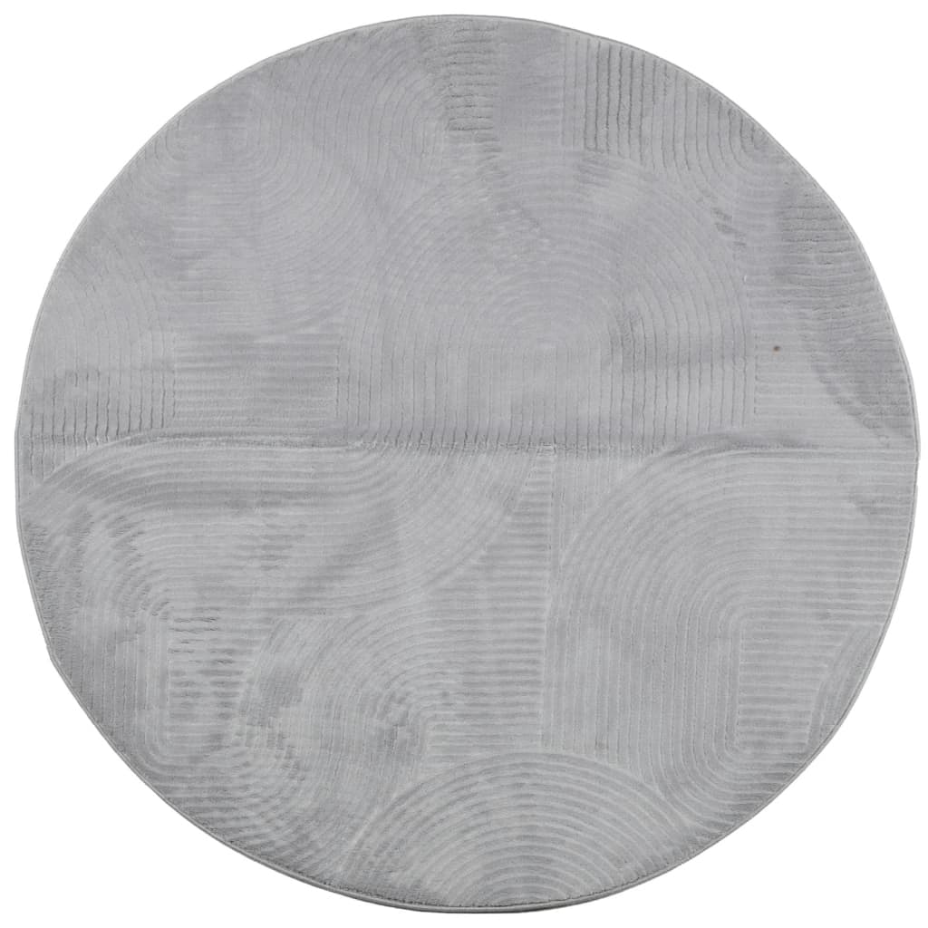 Teppich IZA Kurzflor Skandi-Stil Anthrazit 80x150 cm