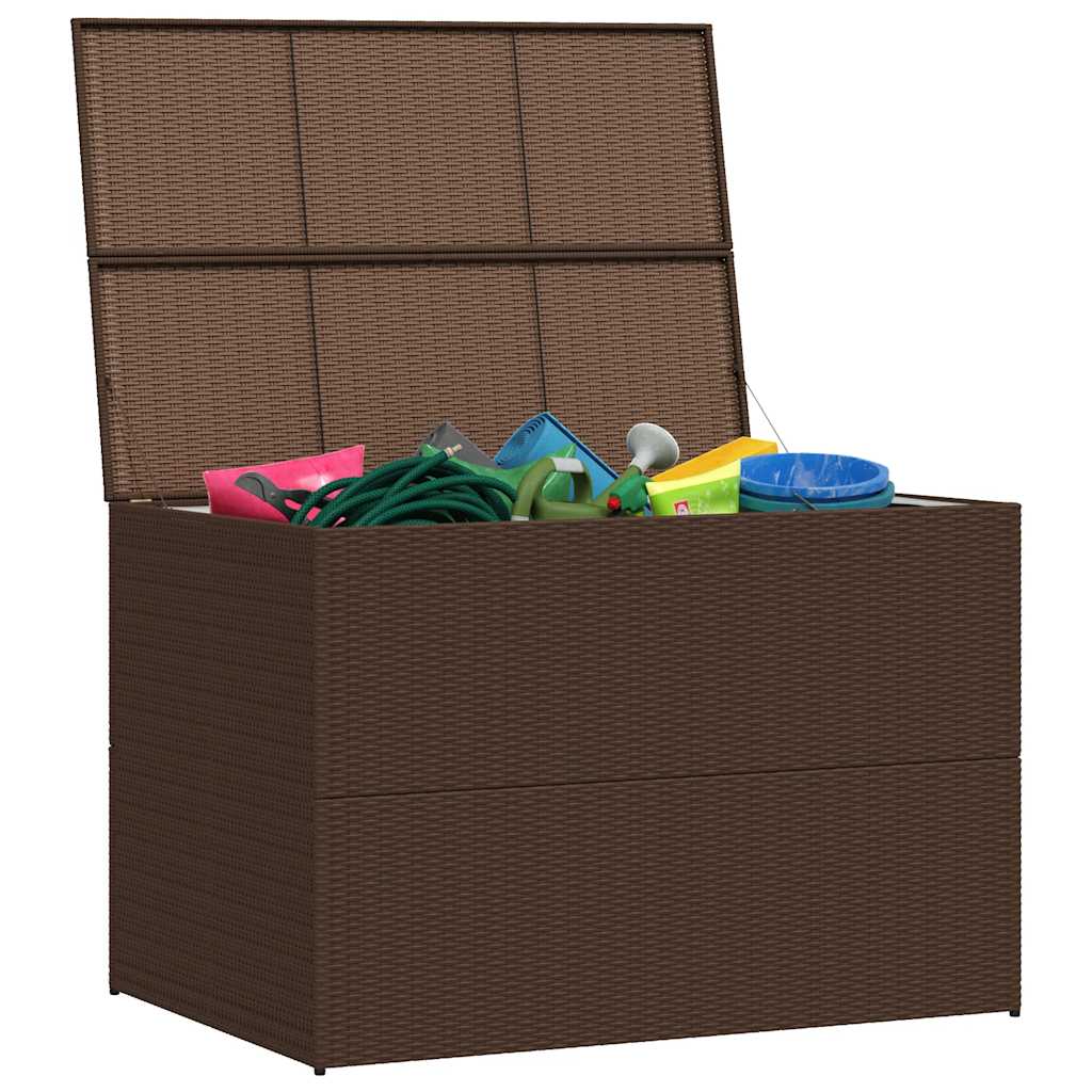 Garden-Auflagenbox Schwarz 150x100x100 cm Poly Rattan