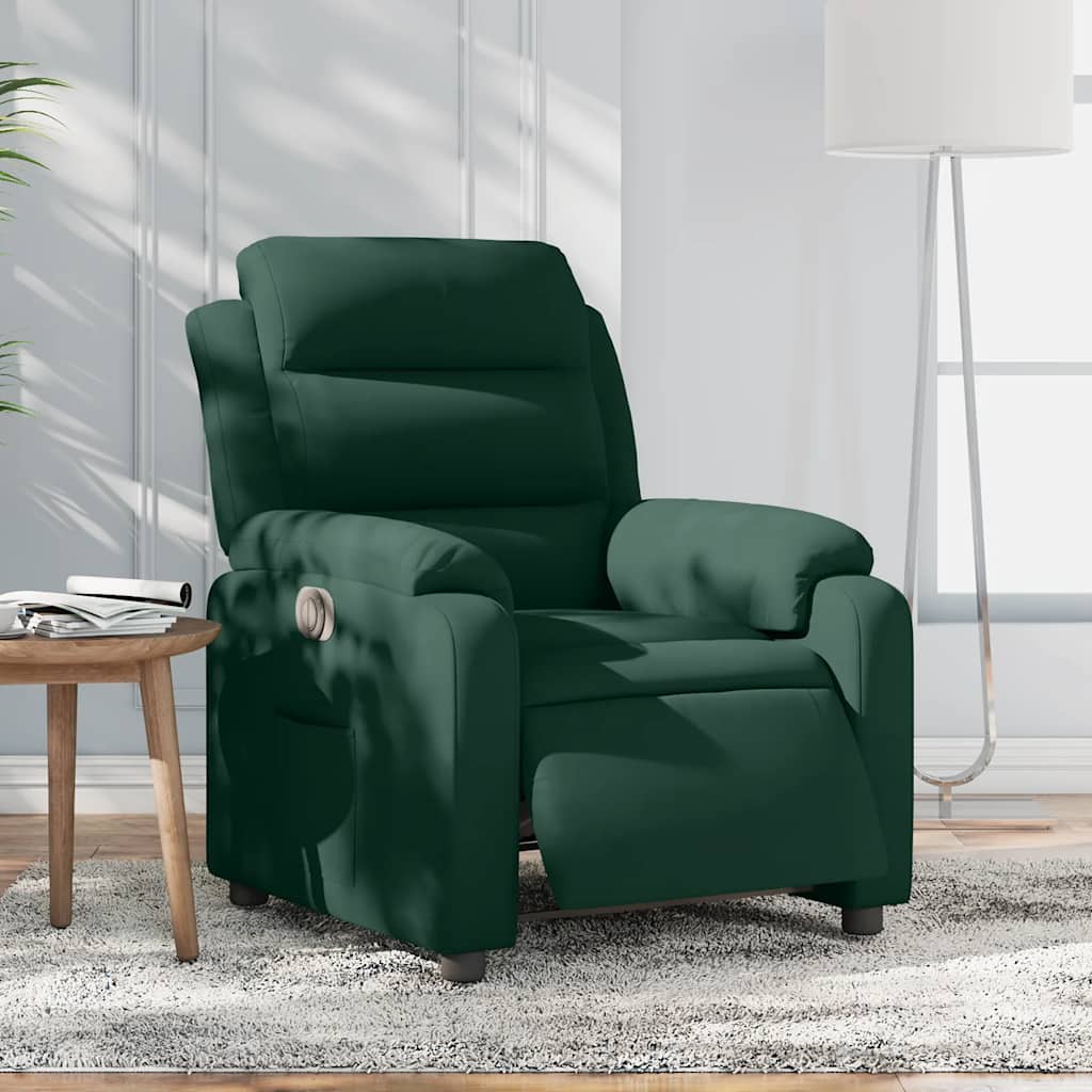 Relaxsessel Elektrisch Hellgrau Samt
