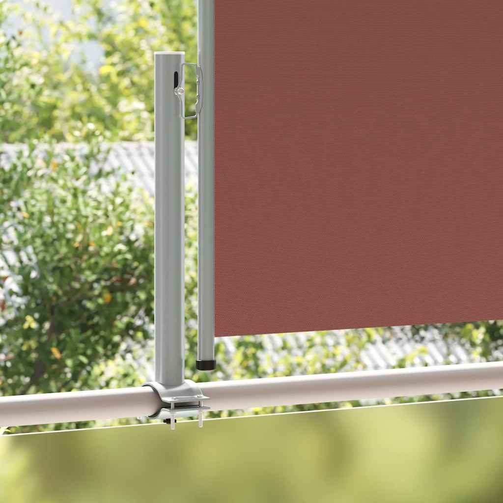 Seitenmarkise 60 x 300 cm 100% Polyester Eisen Stahl
