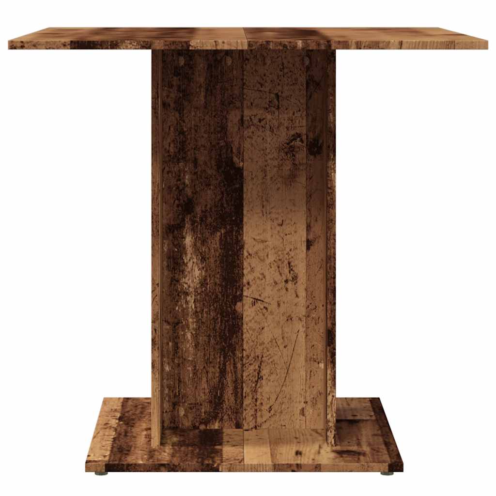 Esstisch Weiß 80x80x75 cm Holzwerkstoff