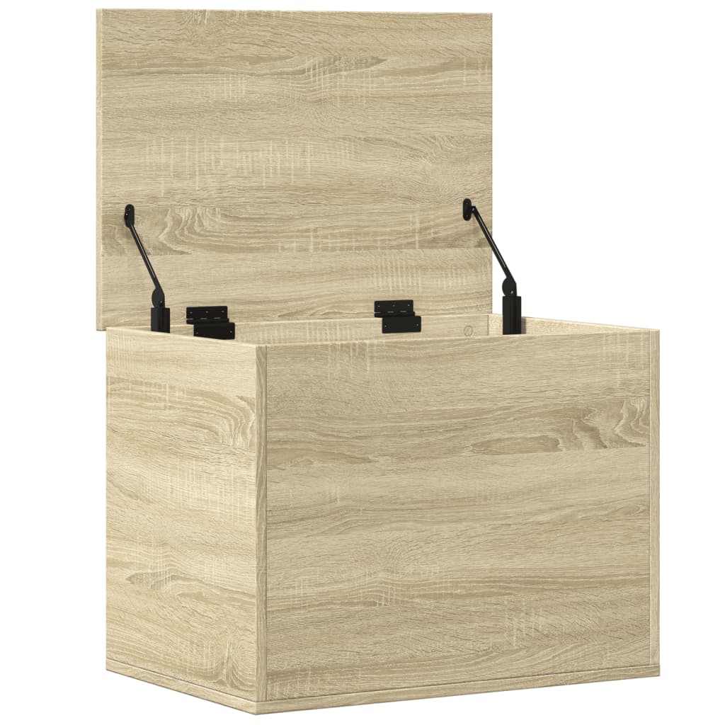 Aufbewahrungstruhe Weiß 84x42x46 cm Holzwerkstoff