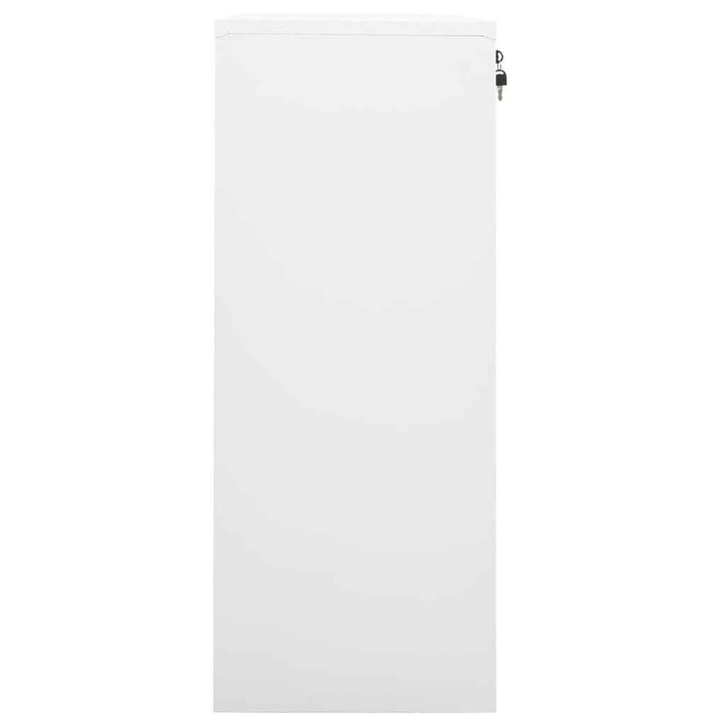Büroschrank mit Pflanzkasten Anthrazit 90x40x125 cm Stahl