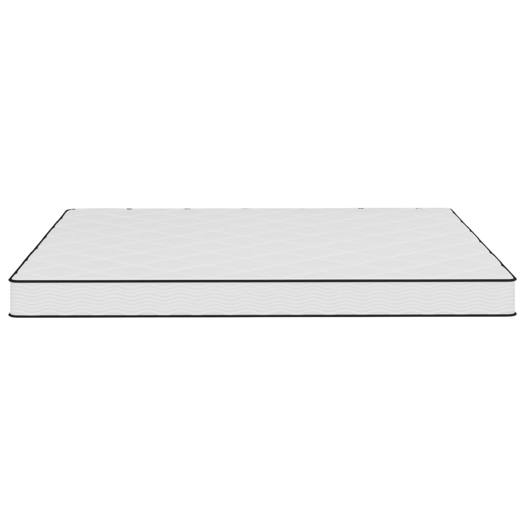 Schaumstoffmatratze für Kind Mittelweich 80 x 160 cm 16 cm Weiß