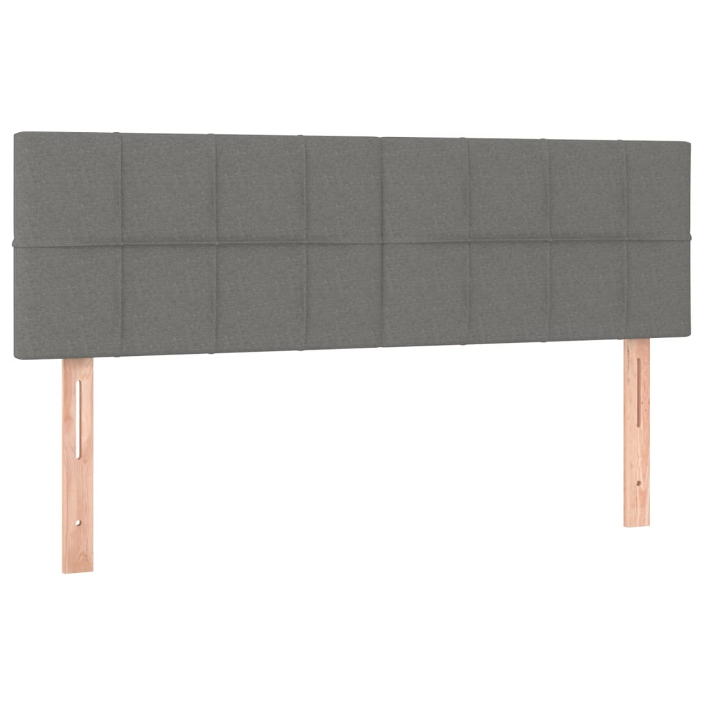 Kopfteil Hellgrau 80x5x118/128 cm Stoff