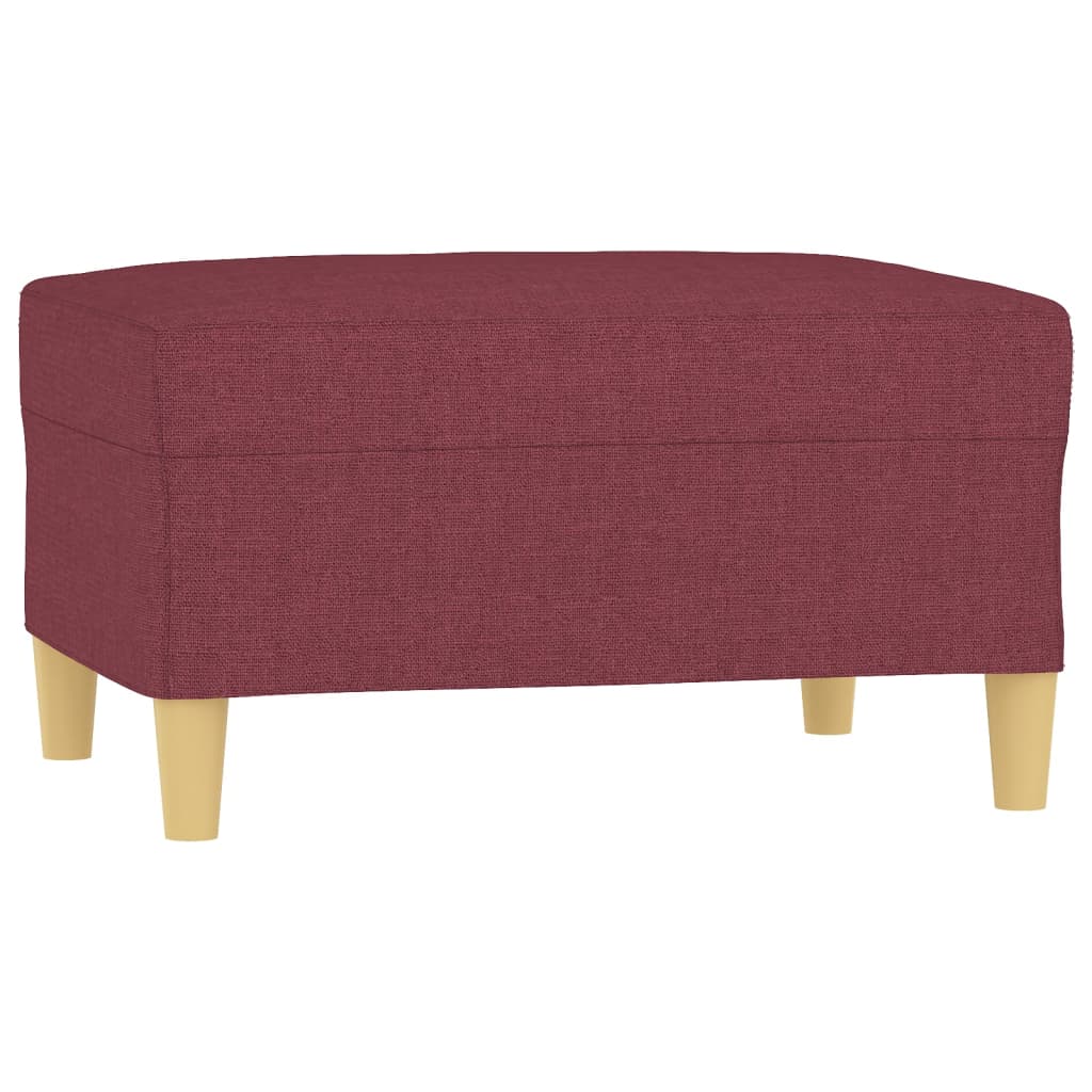 Fußhocker Hellgrau 60x50x41 cm Stoff