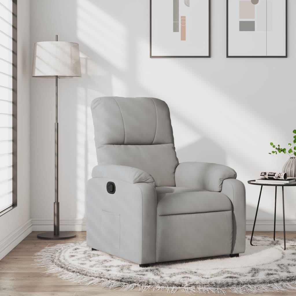 Relaxsessel Elektrisch Braun Mikrofasergewebe