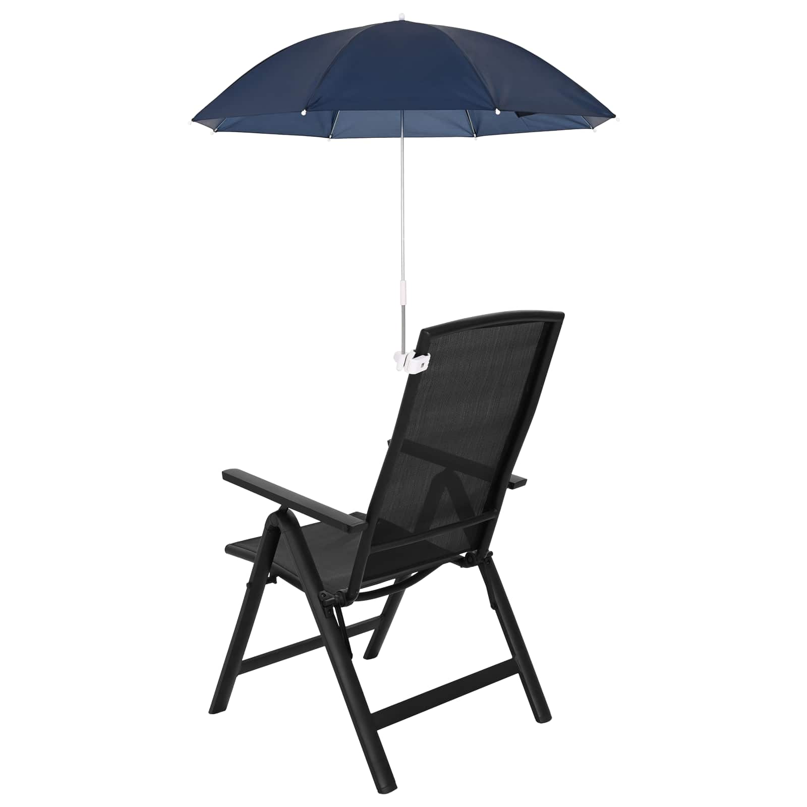 Sonnenschirm mit Klemme 2 pcs Feuersteinrot Ø 105 x 86 cm