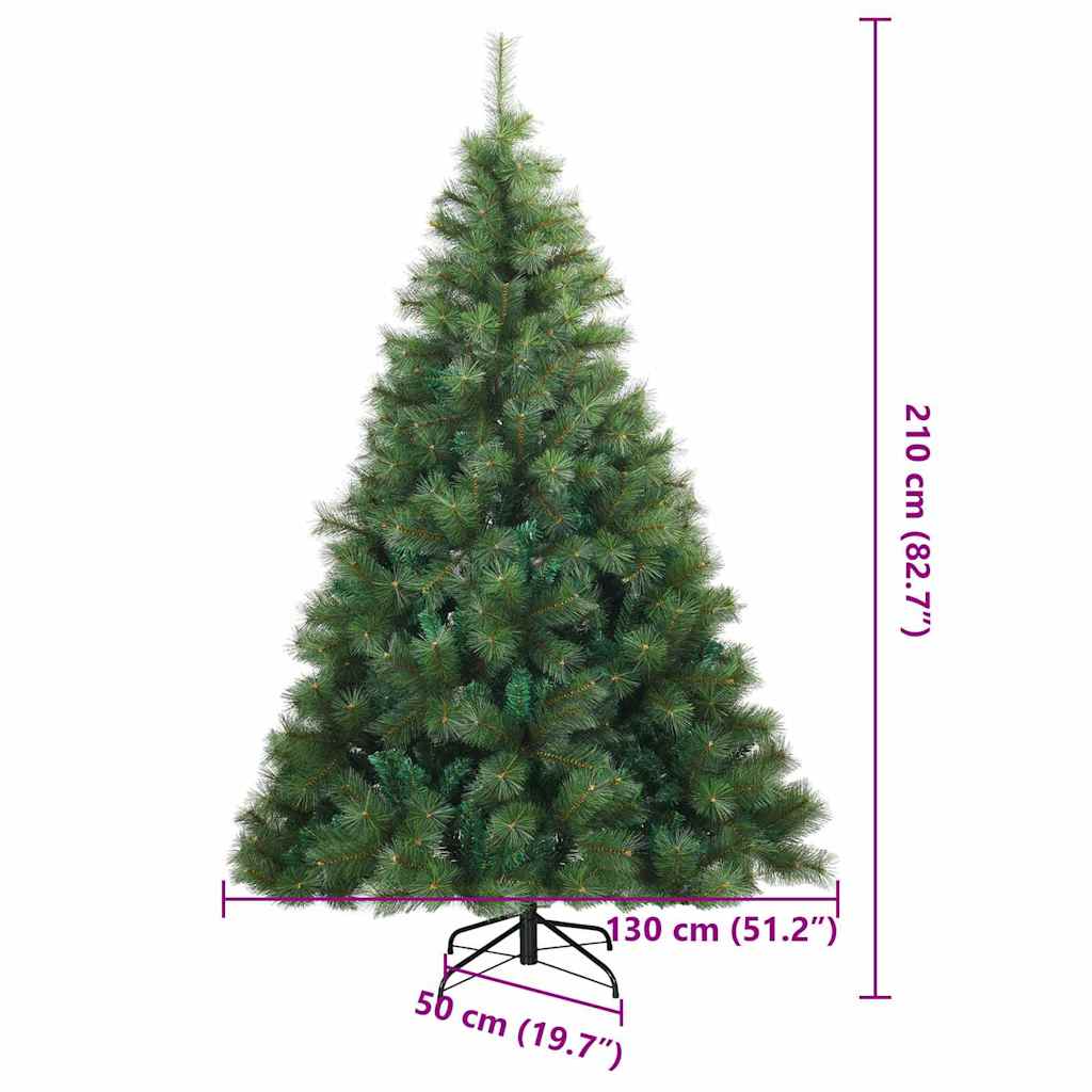 Künstlicher klappbarer Weihnachtsbaum Grün 120 cm PVC, Stahl