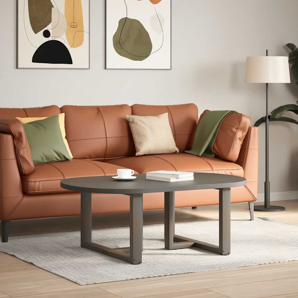 Couchtischbeine T-Form 2 Stk. Schwarz 30x25x(30-31) cm Stahl