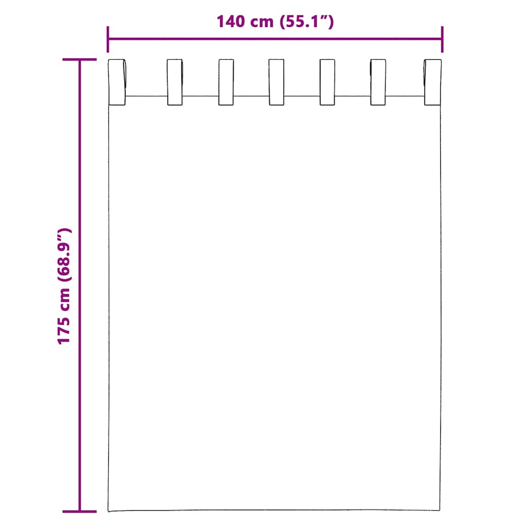 Voile Vorhänge mit Ösen 2 Stk. Apfelgrün 140x140 cm