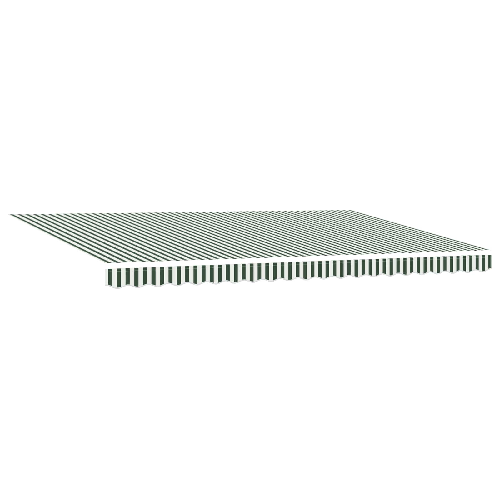 Markise Manuell Einziehbar mit LED 300x250 cm Blau und Weiß
