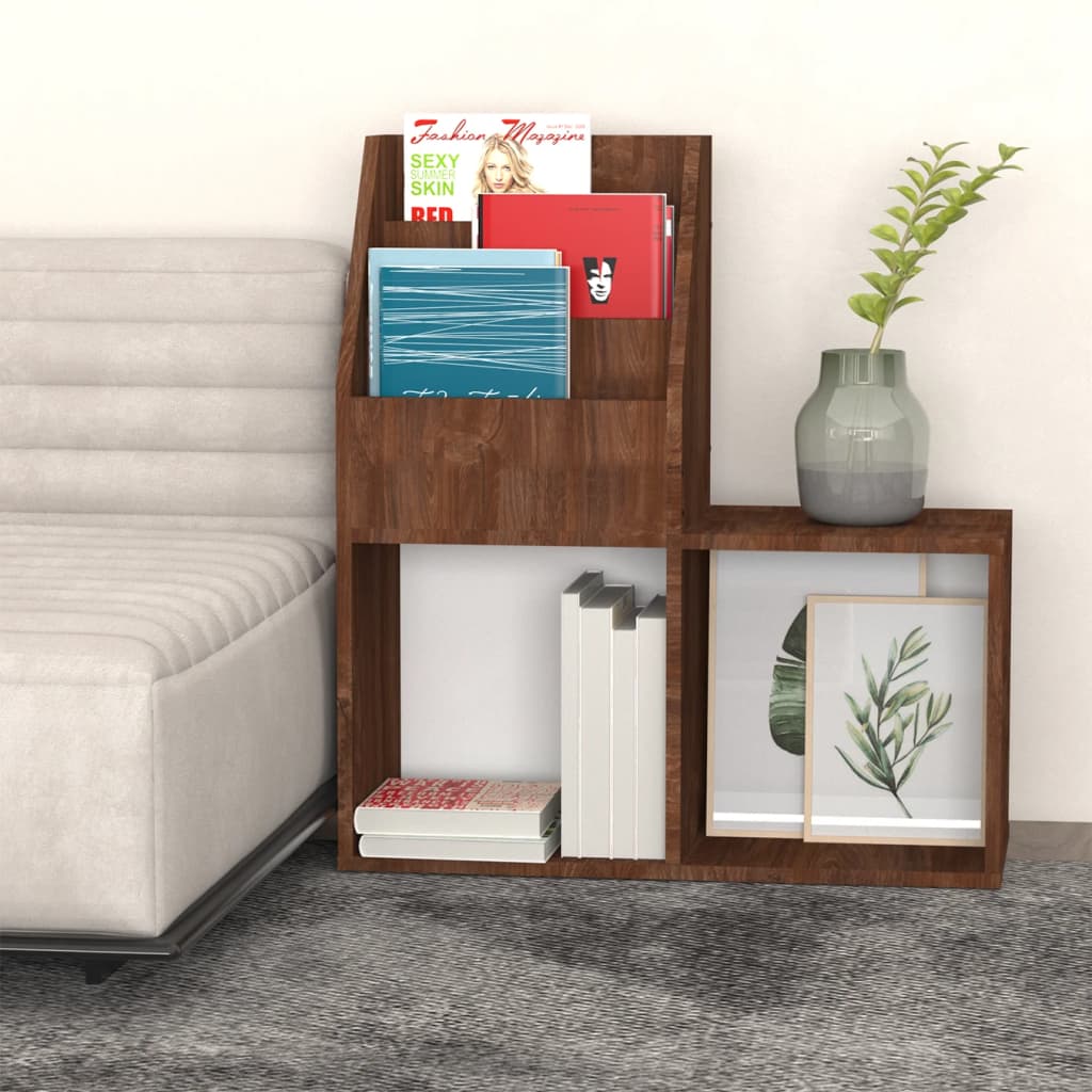 Kinder-Bücherregal Grau Sonoma-Eiche 71x30x78,5cm Holzwerkstoff