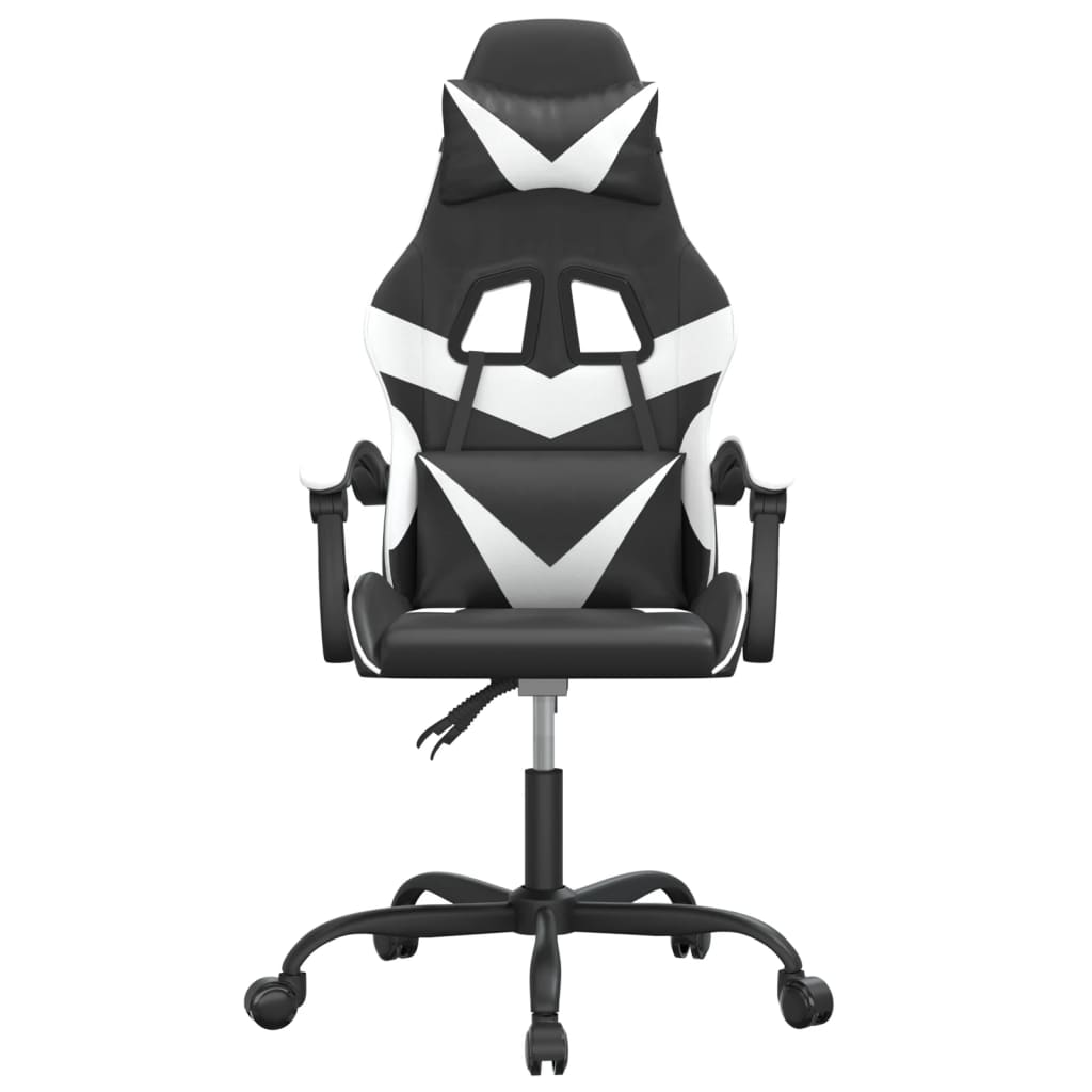 Gaming-Stuhl Drehbar Schwarz und Rot Kunstleder