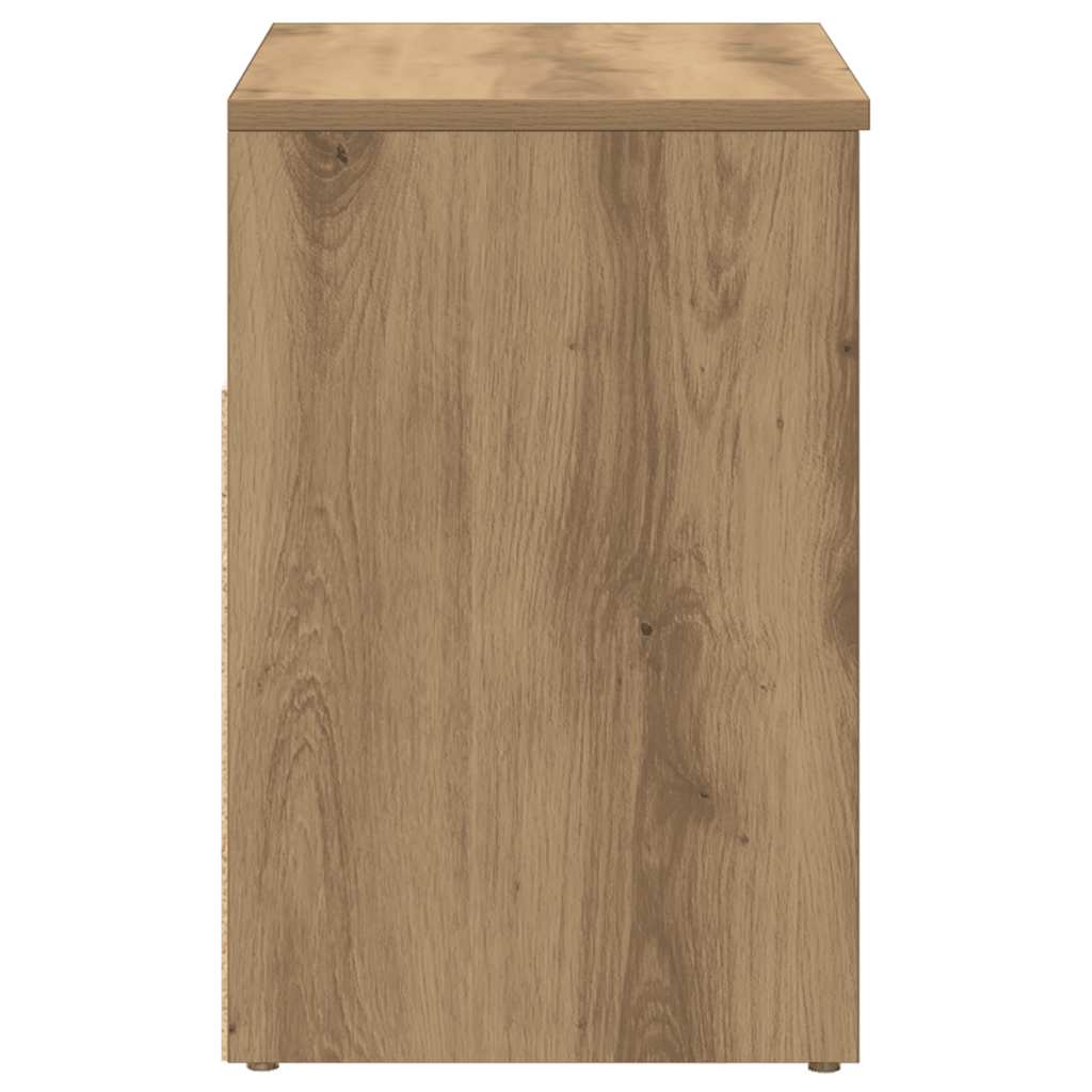 Schuhbank Weiß 60x30x45 cm Holzwerkstoff