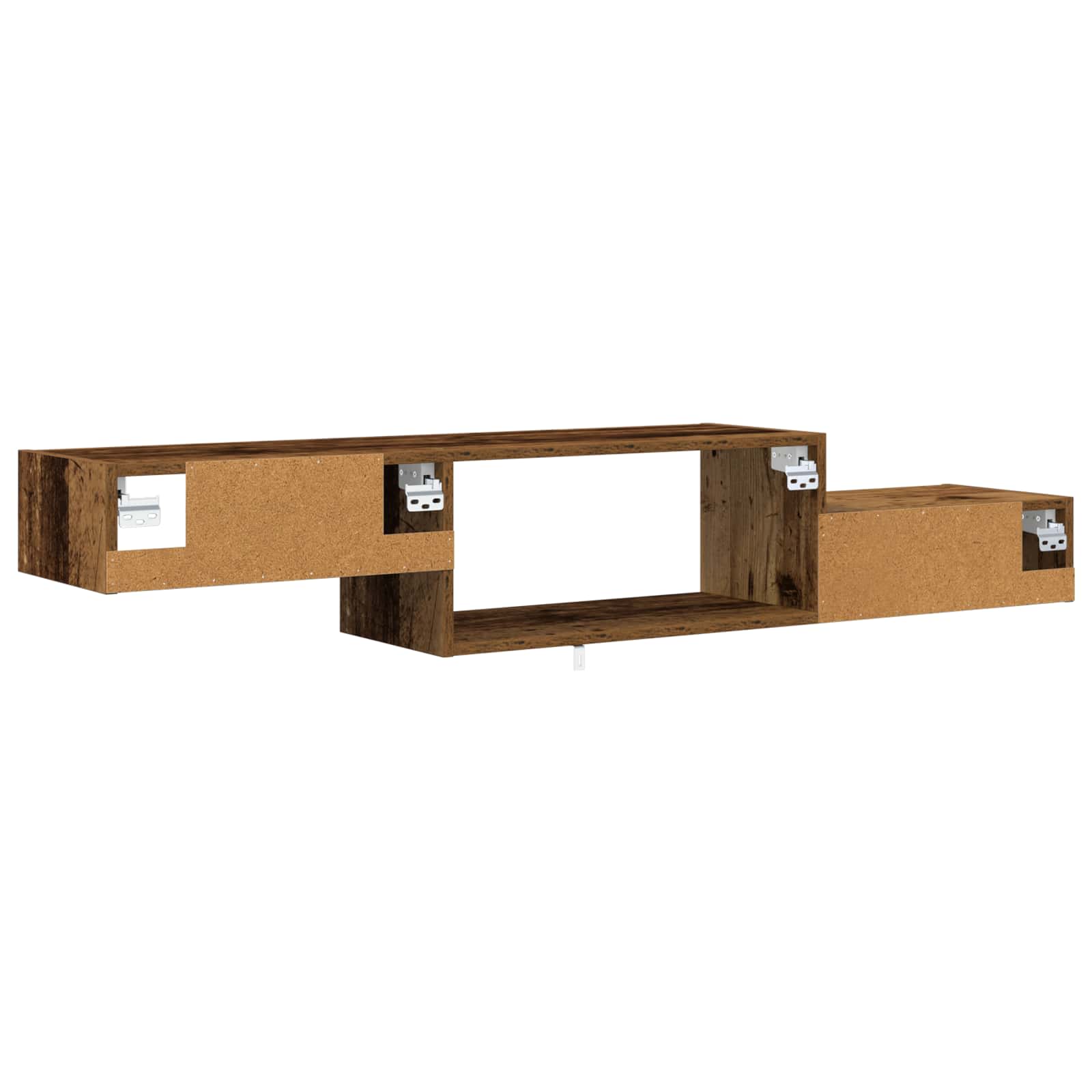 Wandmontierter TV-Schrank Wandhalterung Weiß 150 x 28 x 26 cm