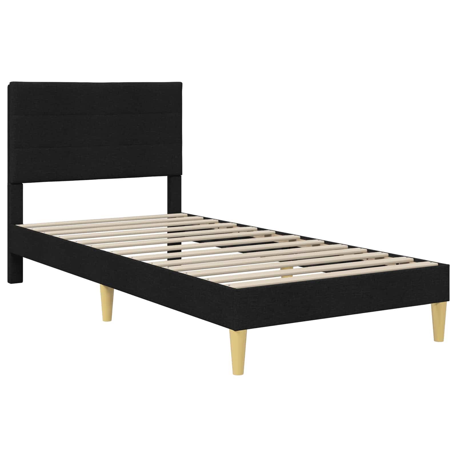 Bettrahmen Hellgrau 80 x 200 cm Polyester