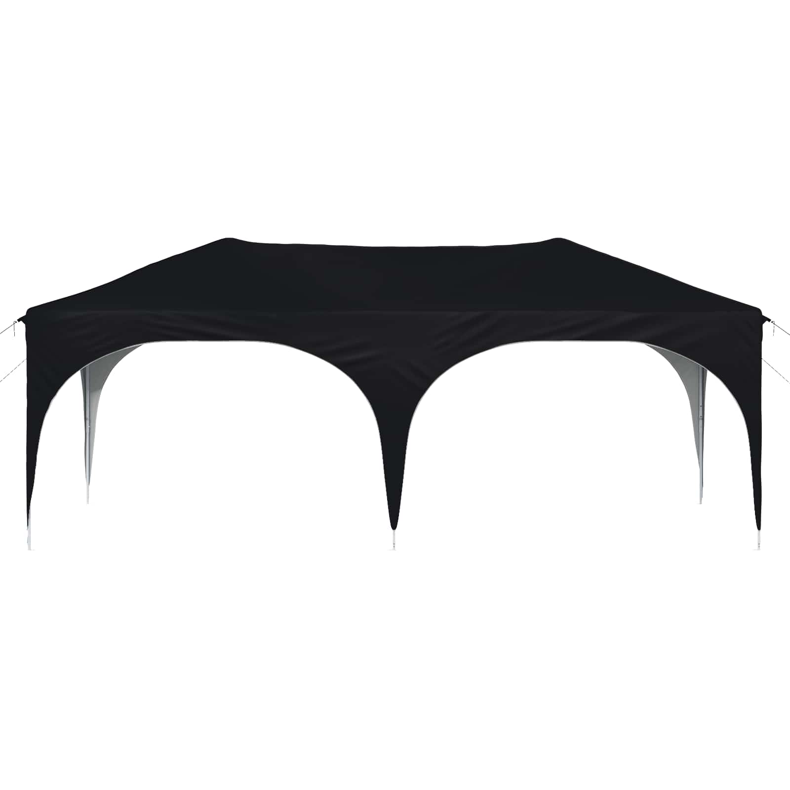 Pop-up Partyzelt 575 x 288 x 245 cm Creme Oxford-Stoff