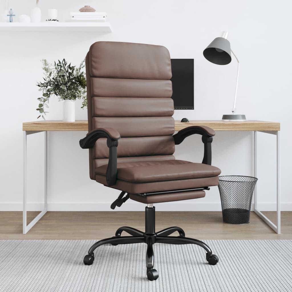 Bürostuhl mit Massagefunktion Schwarz Kunstleder