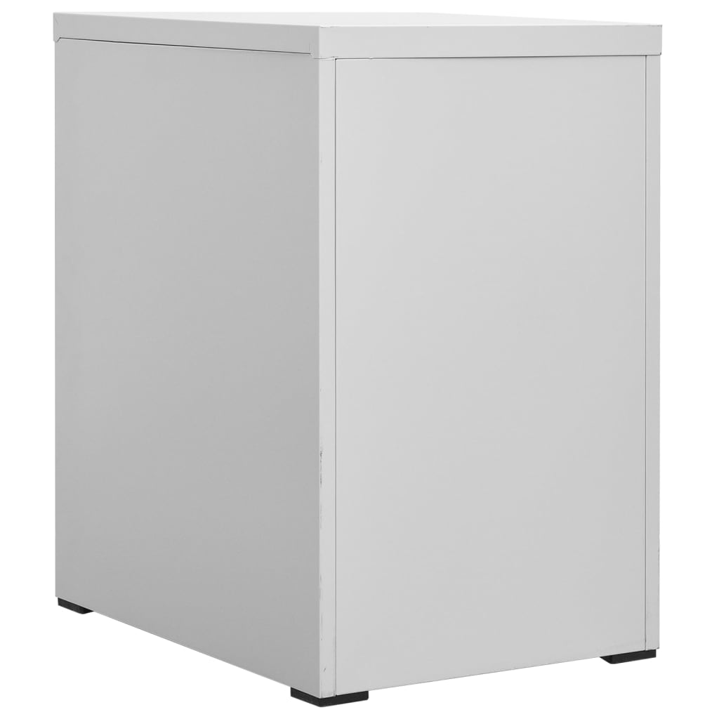 Aktenschrank Weiß 46x62x72,5 cm Stahl