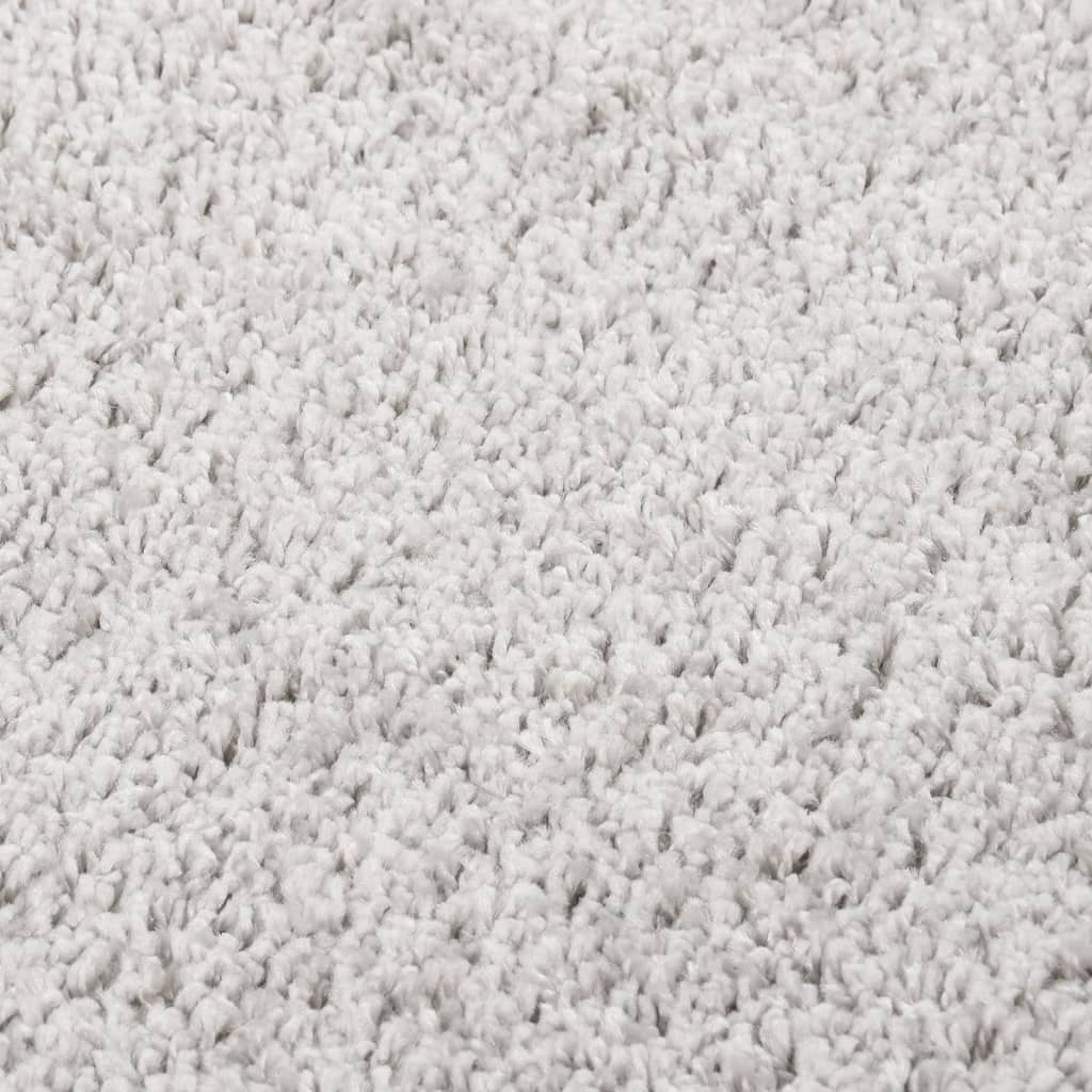 Anti-Rutsch Shaggy Teppich Dunkelgrau 200 x 200 cm PP