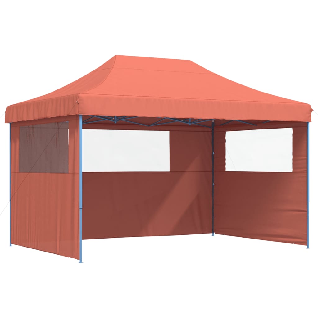 Partyzelt Faltbar Pop-Up Beige 410x279x315 cm