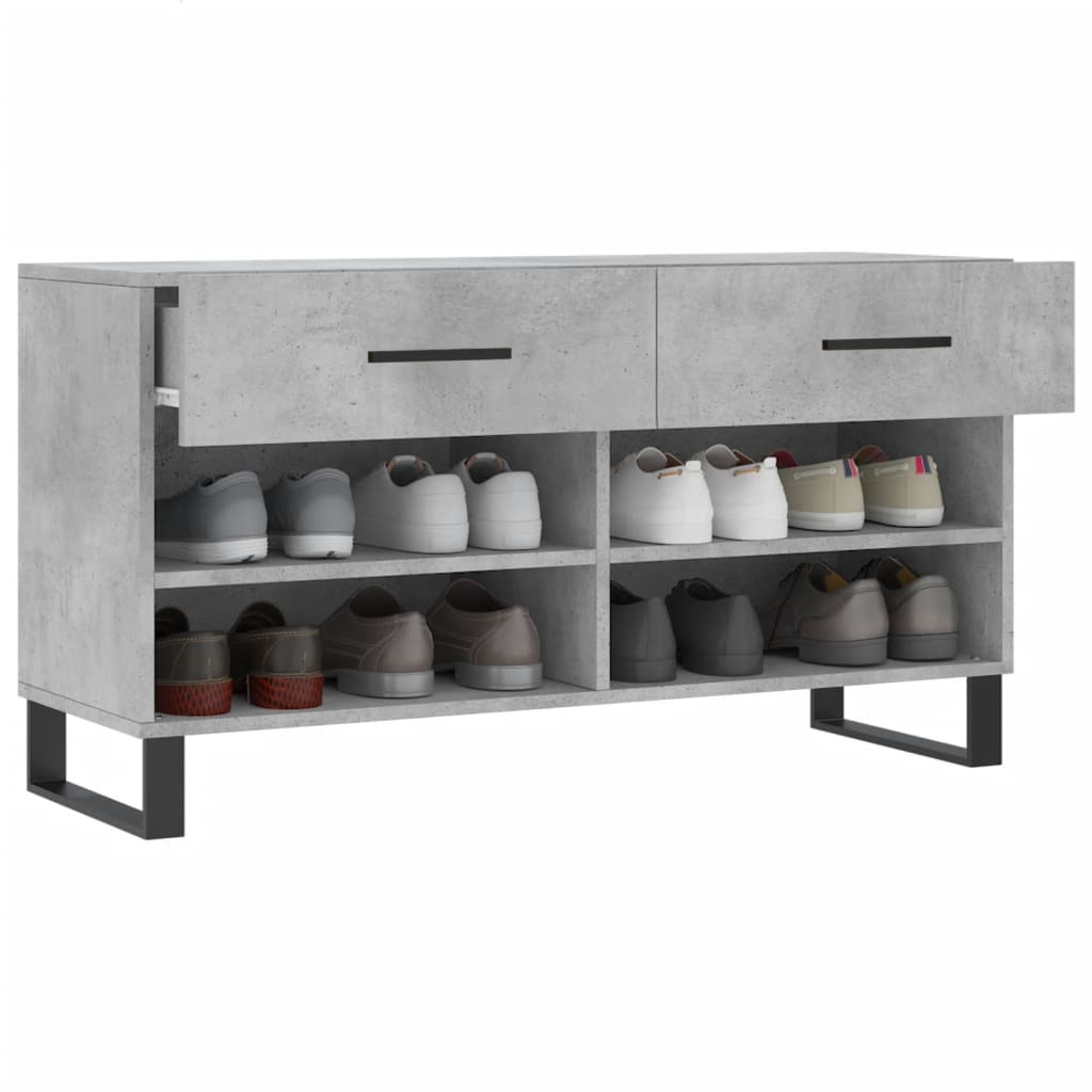 Schuhbank Weiß 102x35x55 cm Holzwerkstoff