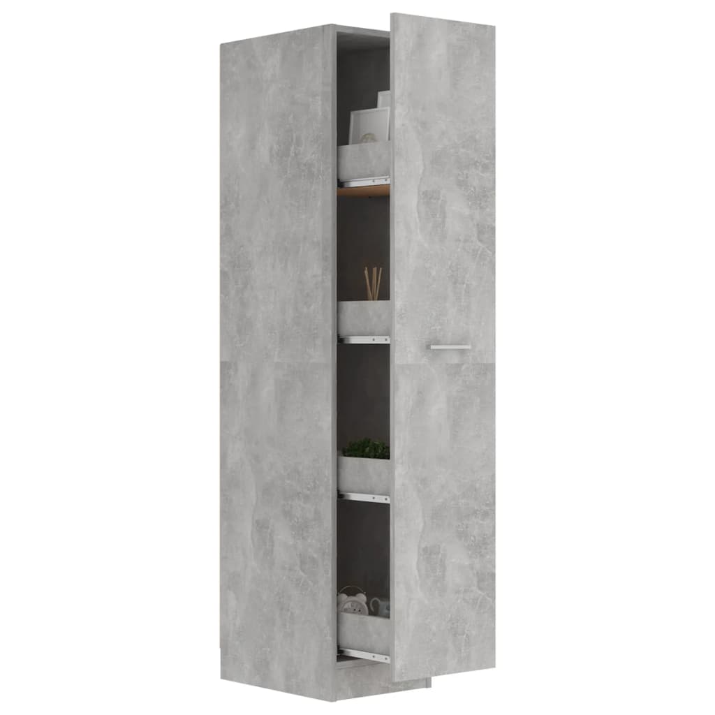 Apothekerschrank Weiß 30x42,5x150 cm Holzwerkstoff