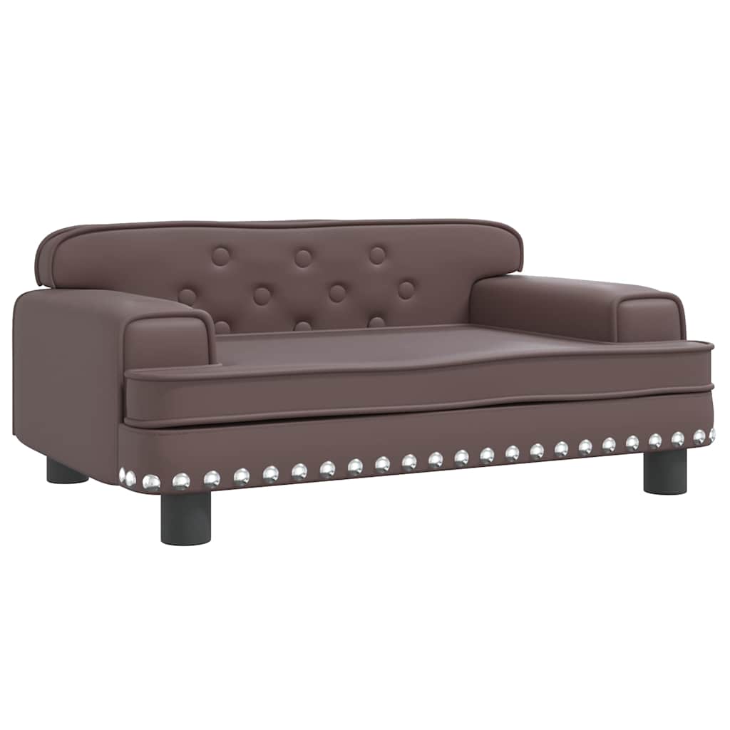 Kindersofa Schwarz 90x53x30 cm Kunstleder