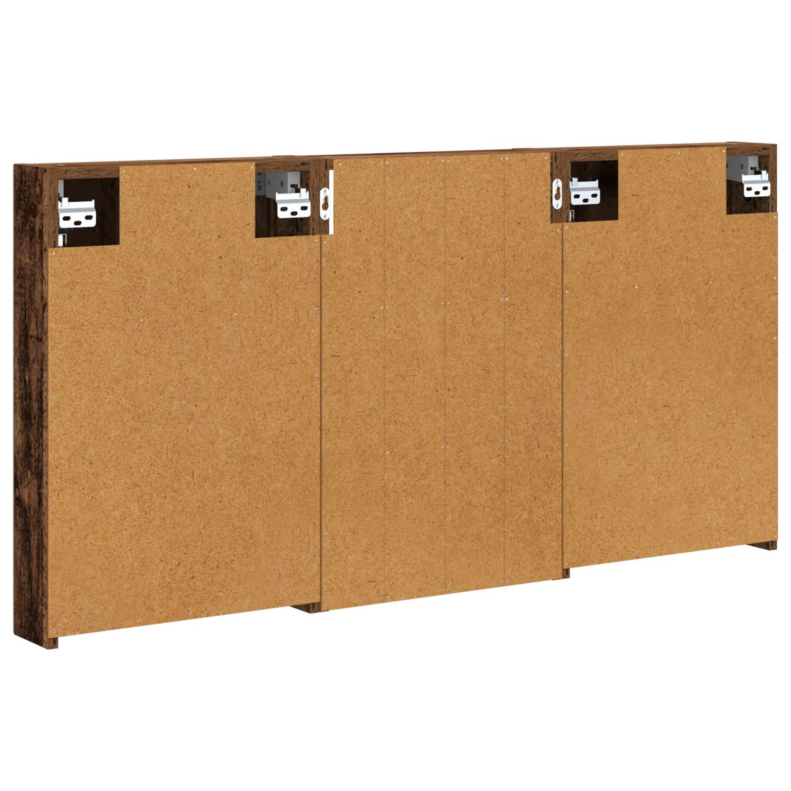 Badezimmerschrank-Set 3 pcs 80 x 10,5 x 50 cm Holzwerkstoff