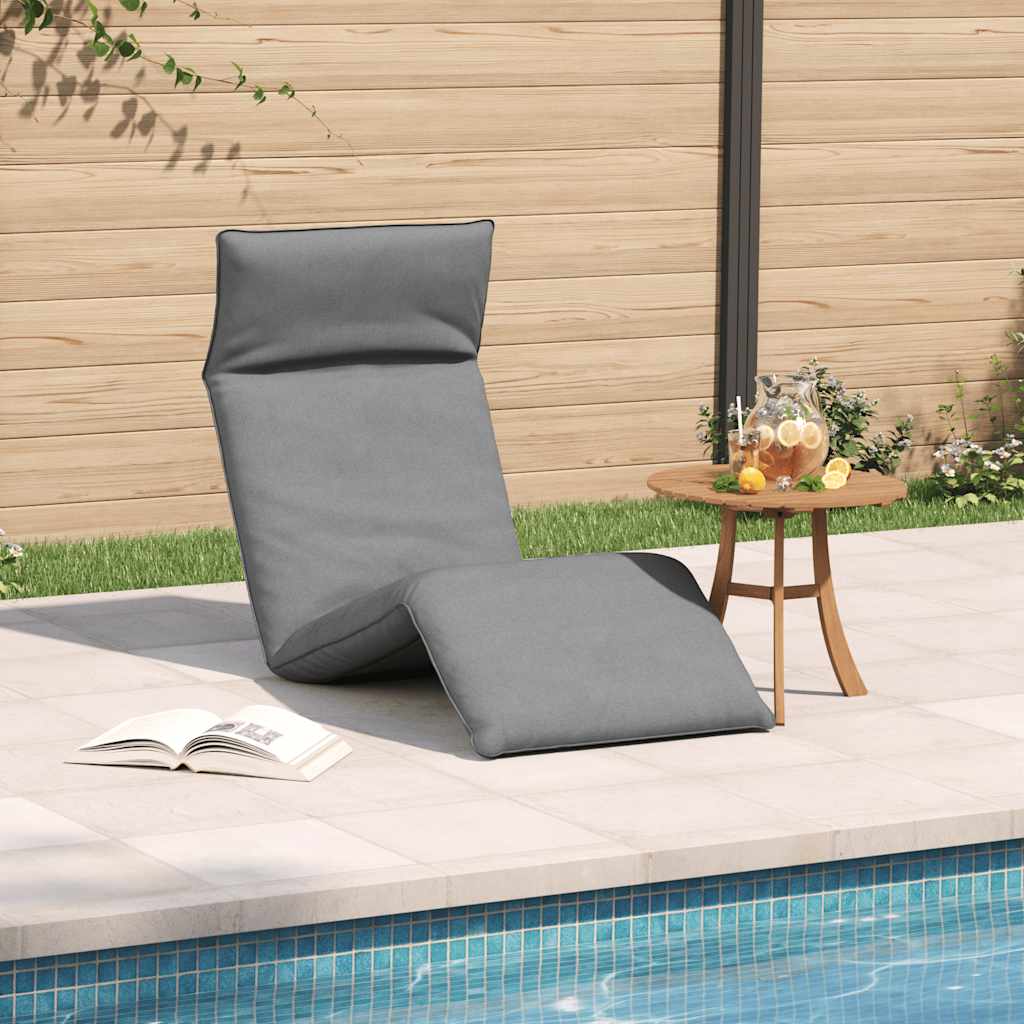Sonnenliege Klappbar Anthrazit 175x54x8,5 cm Oxford-Gewebe
