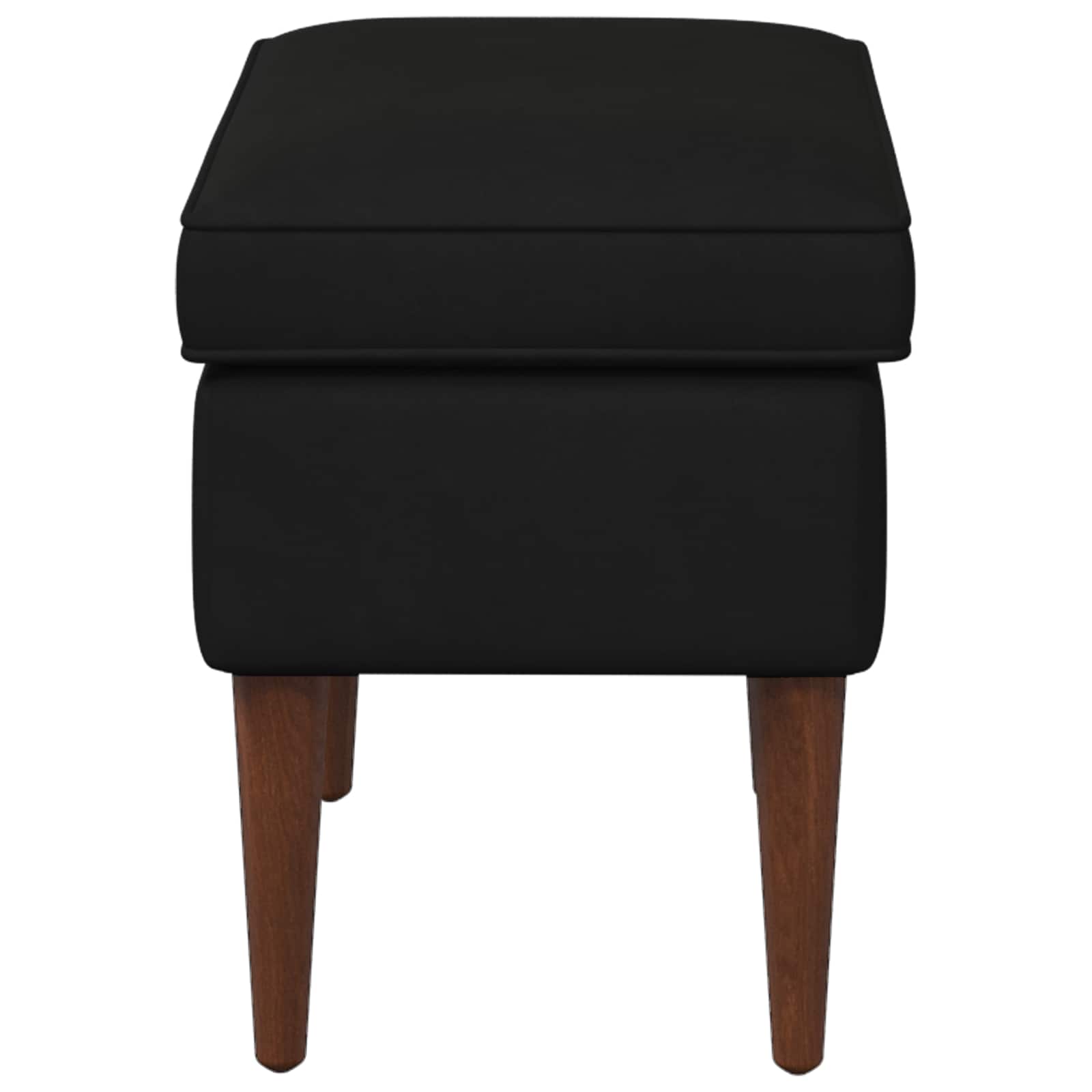 Hocker Hellgrau 55 x 35 x 41 cm Samt