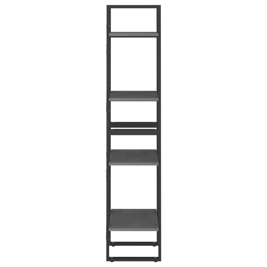 Bücherregal 2 Fächer Weiß 40x30x70 cm Holzwerkstoff