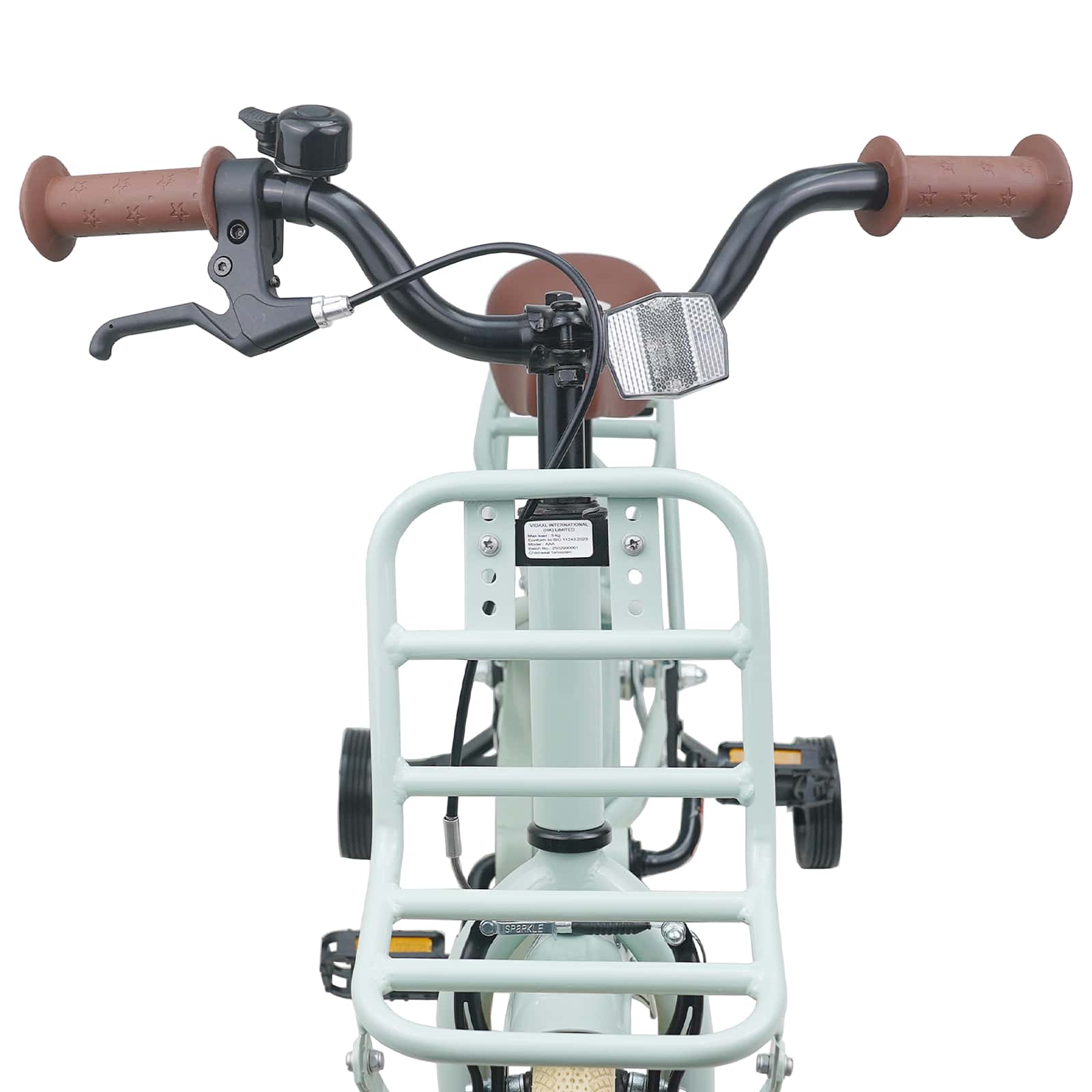 Kinderfahrrad 12 Zoll für 2-4 Jahre alt Hellrosa