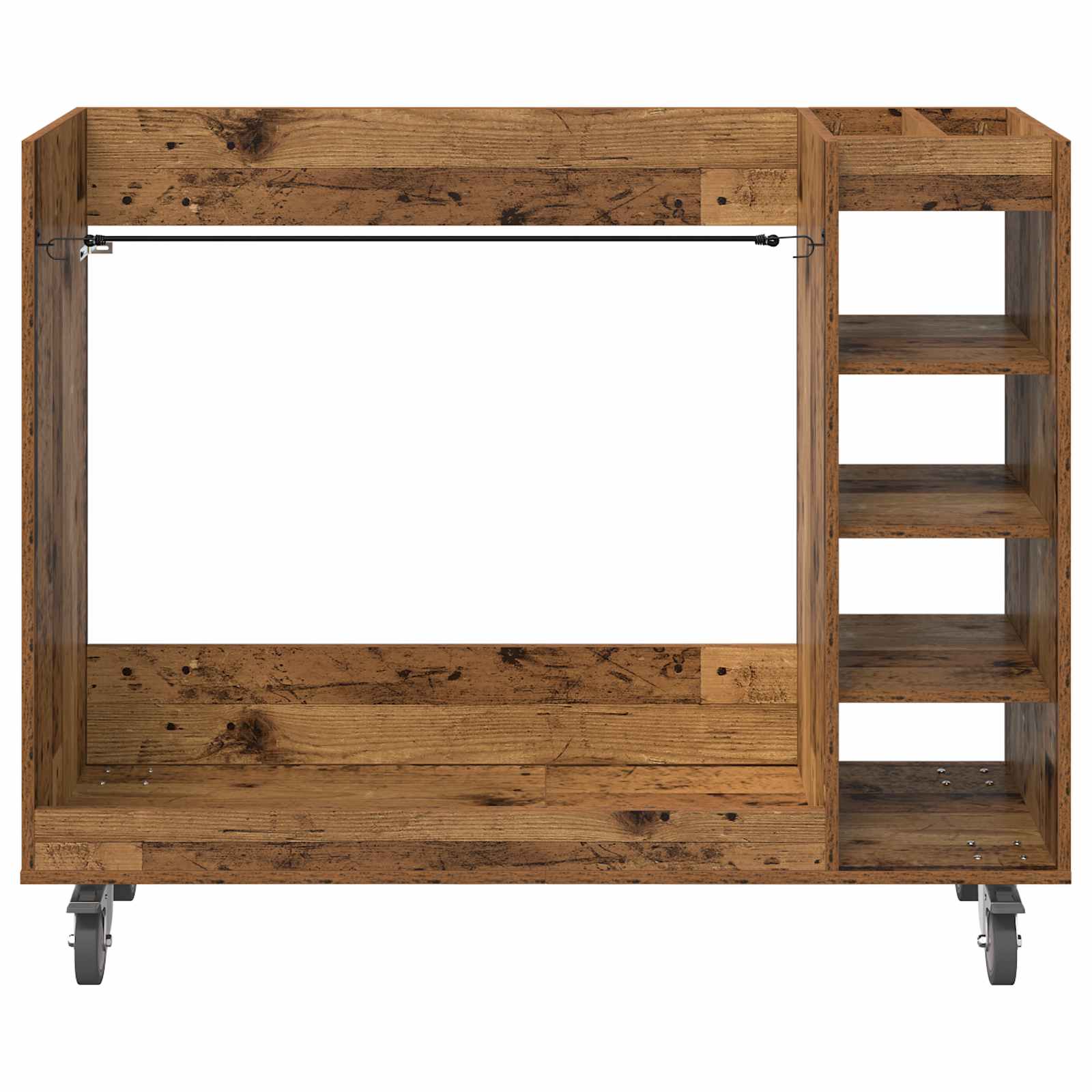 Golf Schrank Mit Rad Uni Weiß 65 x 45 x 98 cm