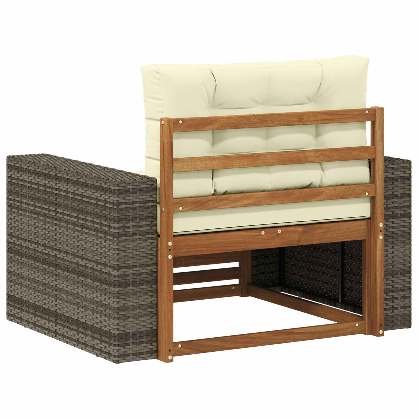 2 Stück Outdoor-Sofa Natur