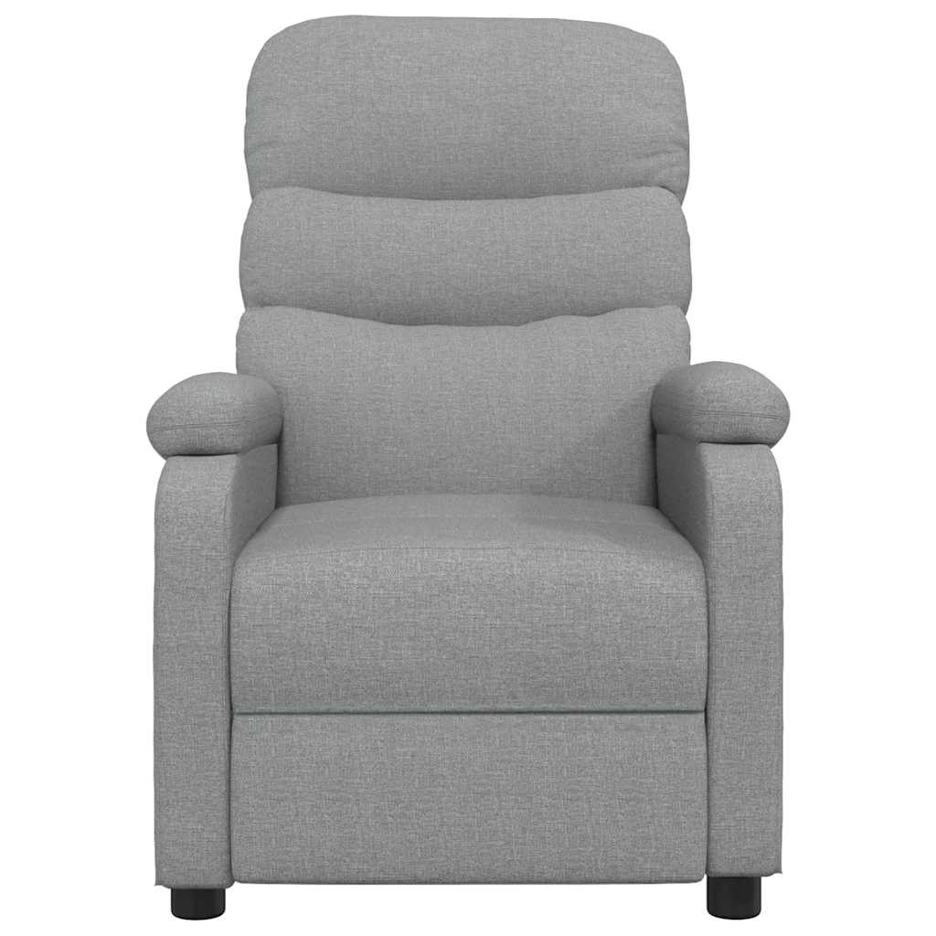 Massagesessel Dunkelgrau Stoff
