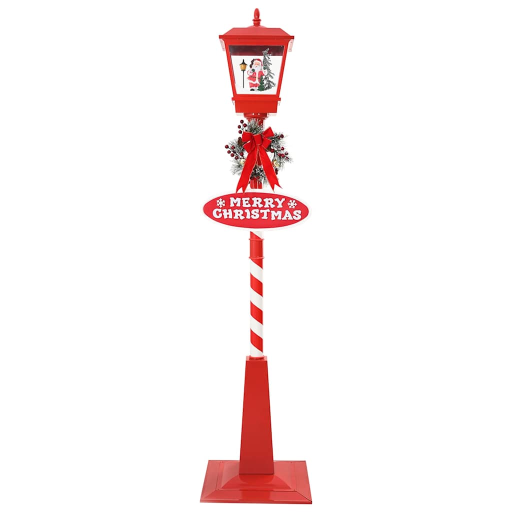 Weihnachts-Straßenlampe mit Weihnachtsmann 180 cm LED