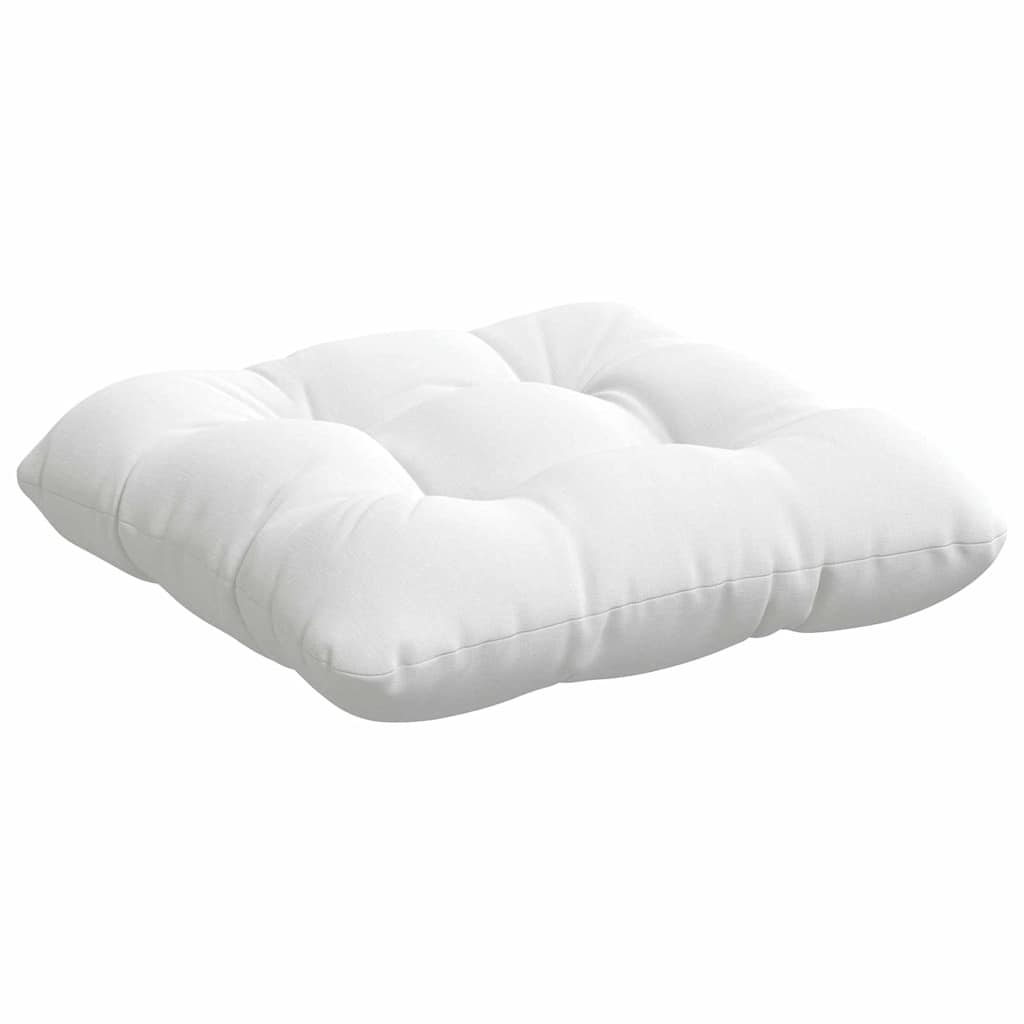 Sitzkissen 4 pcs Hellgrau 40 x 40 x 12 cm Stoff