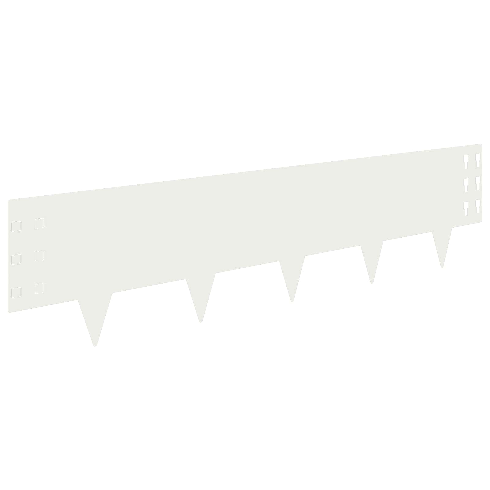 Raseneinfassung 10 pcs 100 x 12 cm Stahl Schwarz