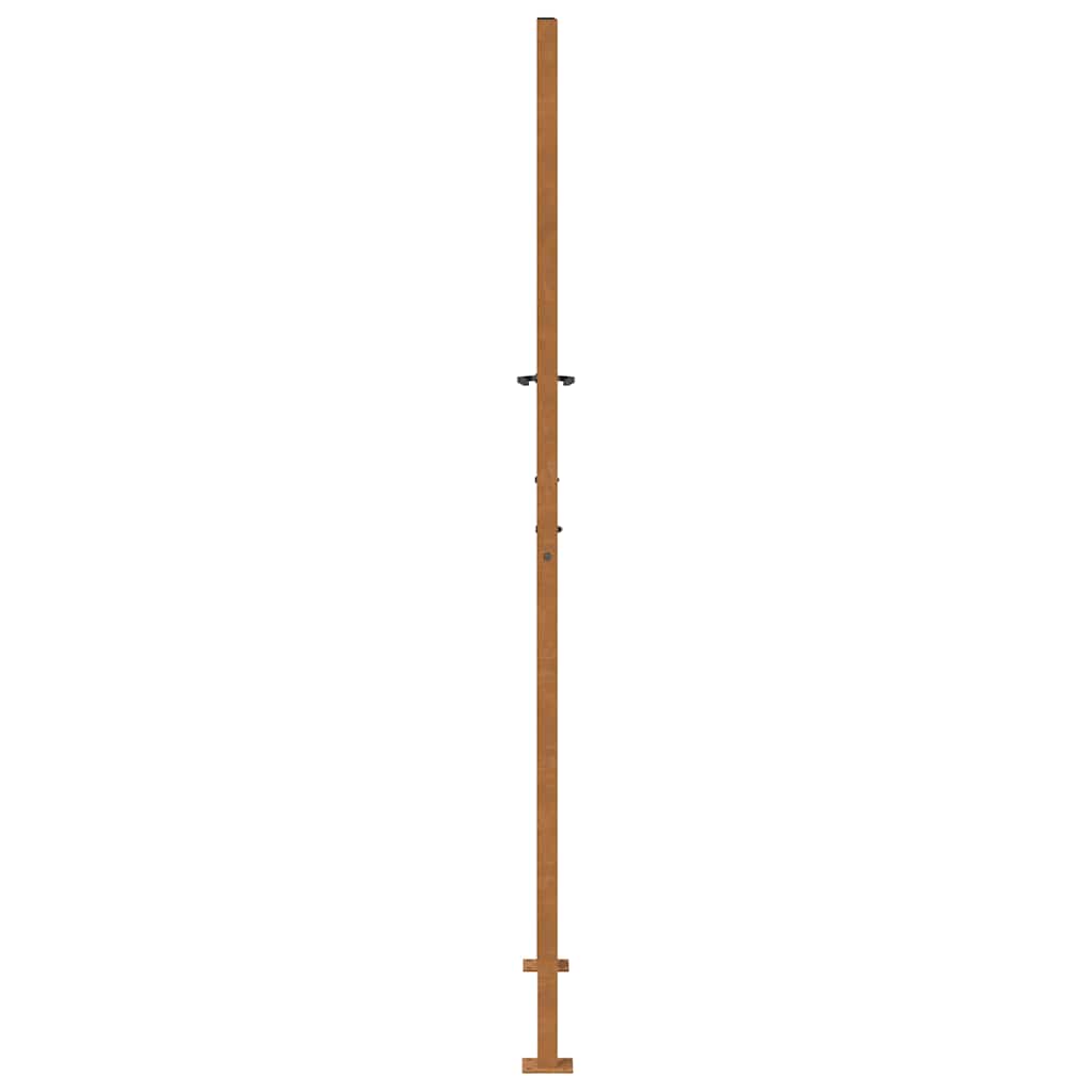 Gartentor Schwarz 100x100 cm Stahl Lichtdesign
