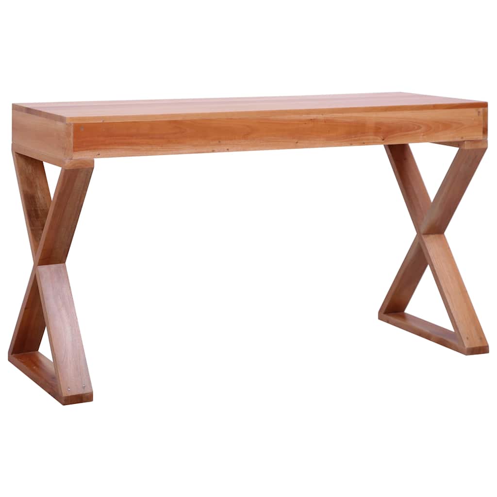 Computertisch Braun 115x47x77 cm Massivholz Mahagoni