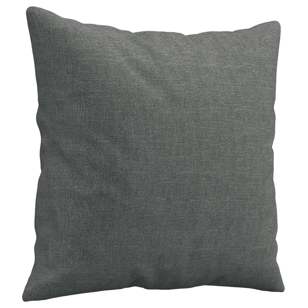 2-Sitzer-Sofa mit Zierkissen Braun 120 cm Stoff