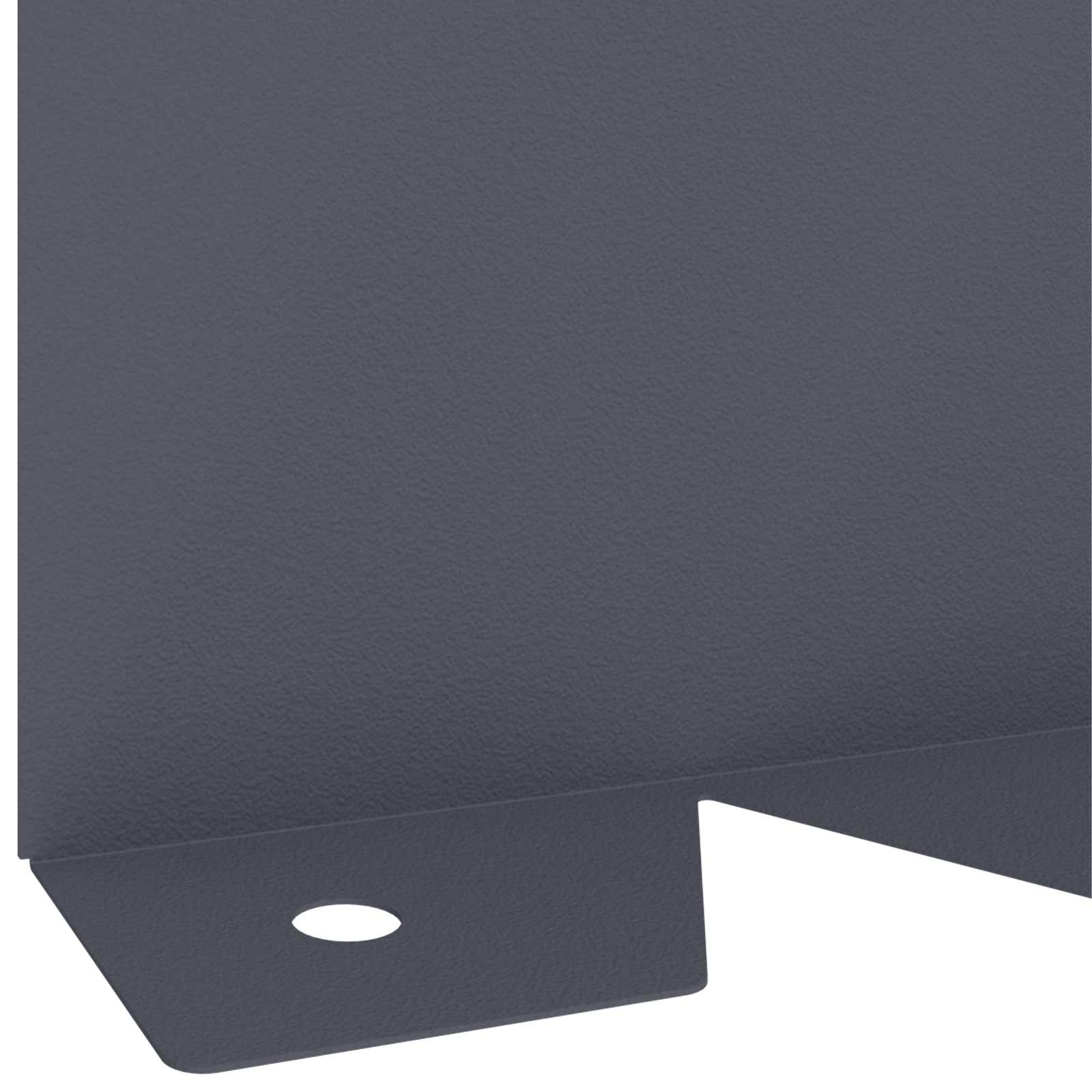 Raseneinfassung 10 pcs 102 x 4 x 4 cm Stahl Schwarz