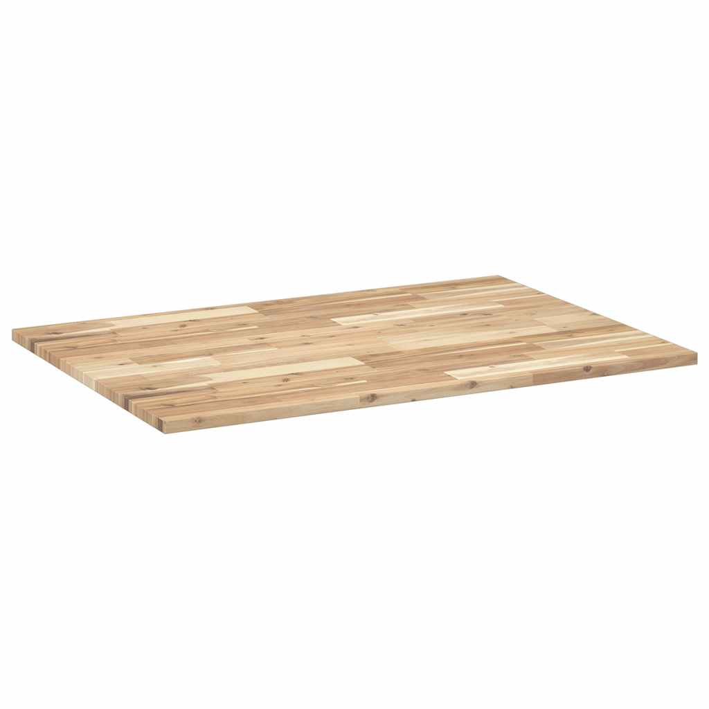 Tischplatte Rechteckig 60x50x2 cm Massivholz Akazie
