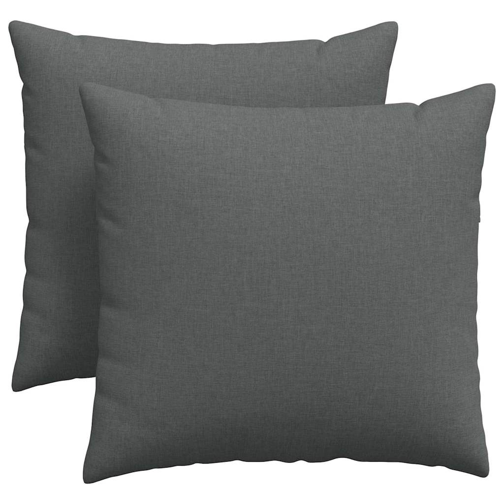 Sofakissen 2 pcs Hellgrau 50 x 30 cm Stoff
