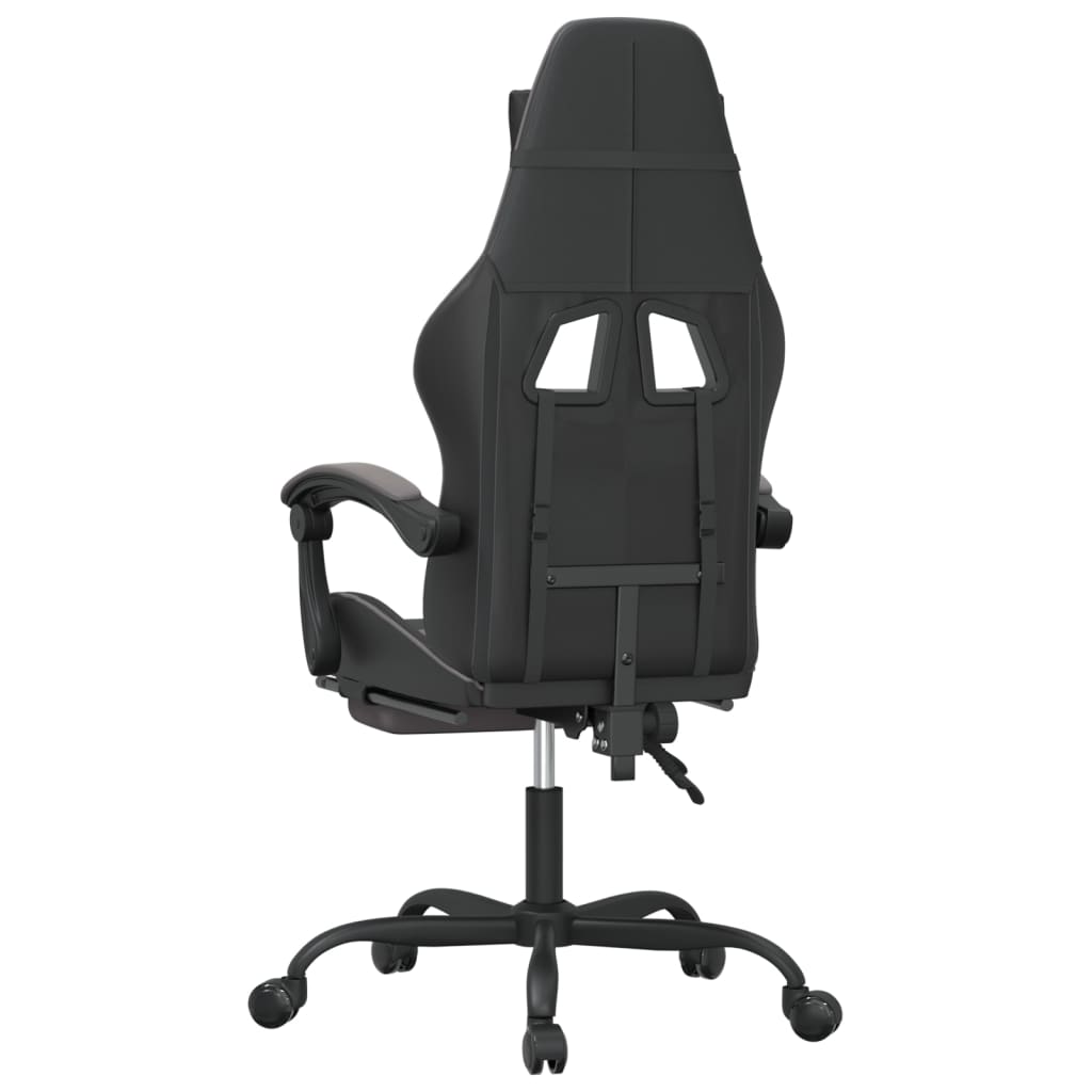 Gaming-Stuhl Drehbar Schwarz und Rot Kunstleder