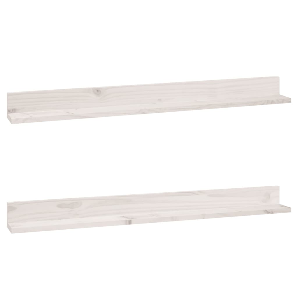 Wandregale 2 Stk. 50x11x9 cm Massivholz Kiefer