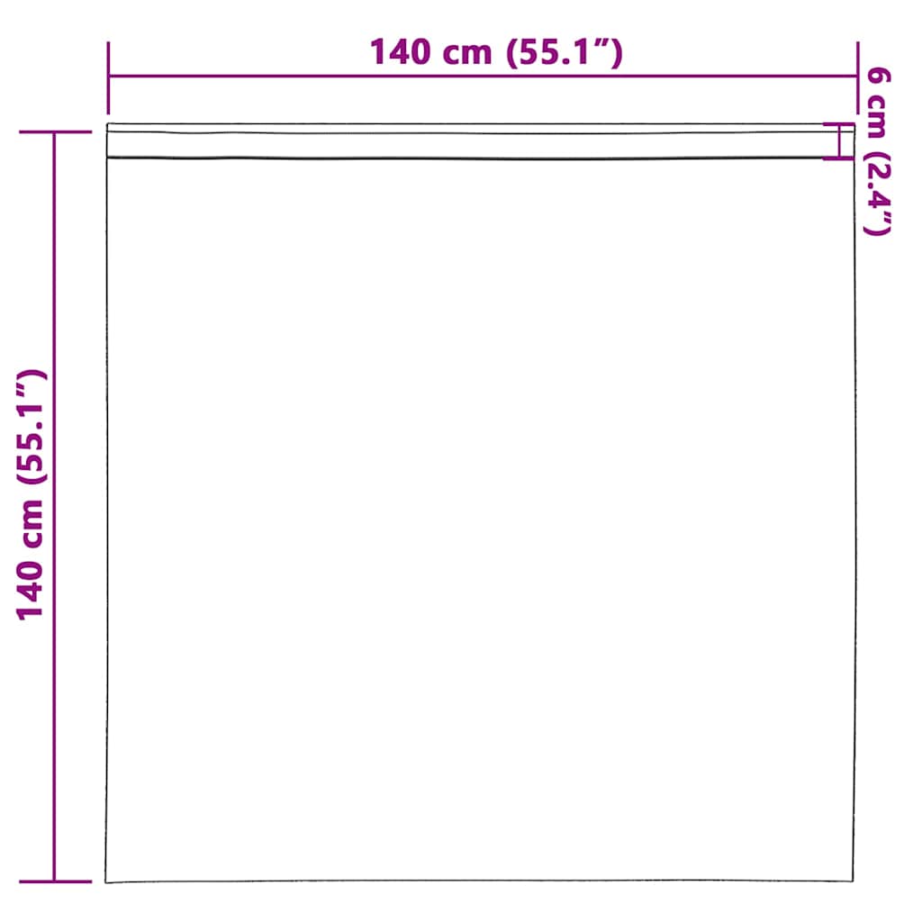 Samtvorhänge mit Vorhängen 2 pcs Weinrot 140 x 140 cm Samt